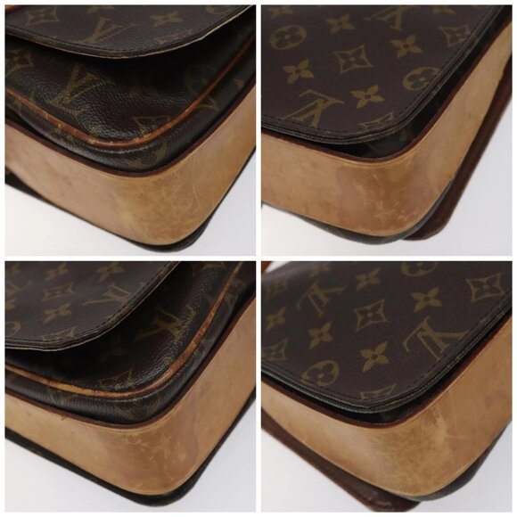 LOUIS VUITTON Monogram Cartouchiere GM Shoulder Bag M51252 LV Auth BA3340 - Picture 14 of 16